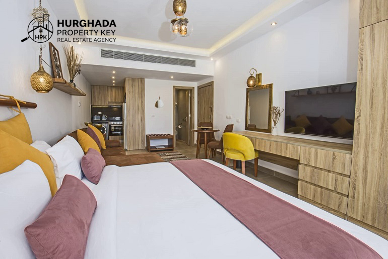 Furnished ground floor Studio with Terrace and Sea View – Azzurra